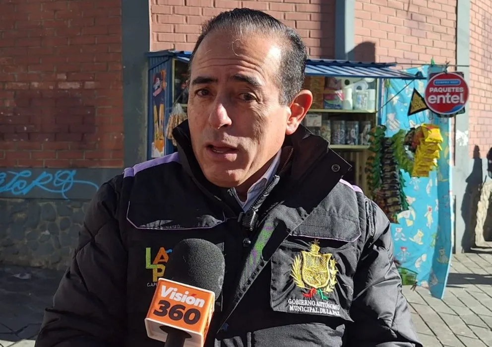 César Dockweiler, alcalde de La Paz. Foto: Visión 360 