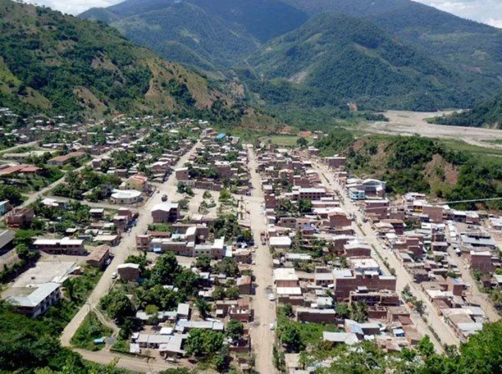 El municipio de La Asunta en Sud Yungas de La Paz. Foto: RRSS/Facebook/El Diario