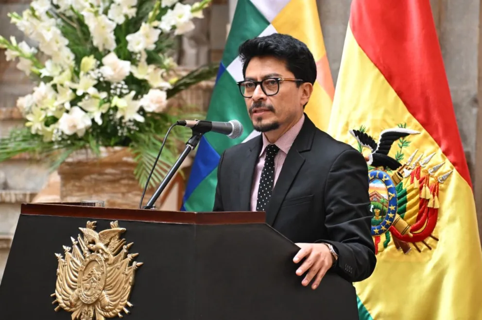 El ministro de la Presidencia, Fernando Aramayo, este miércoles. Foto: Oficina del Presidente 