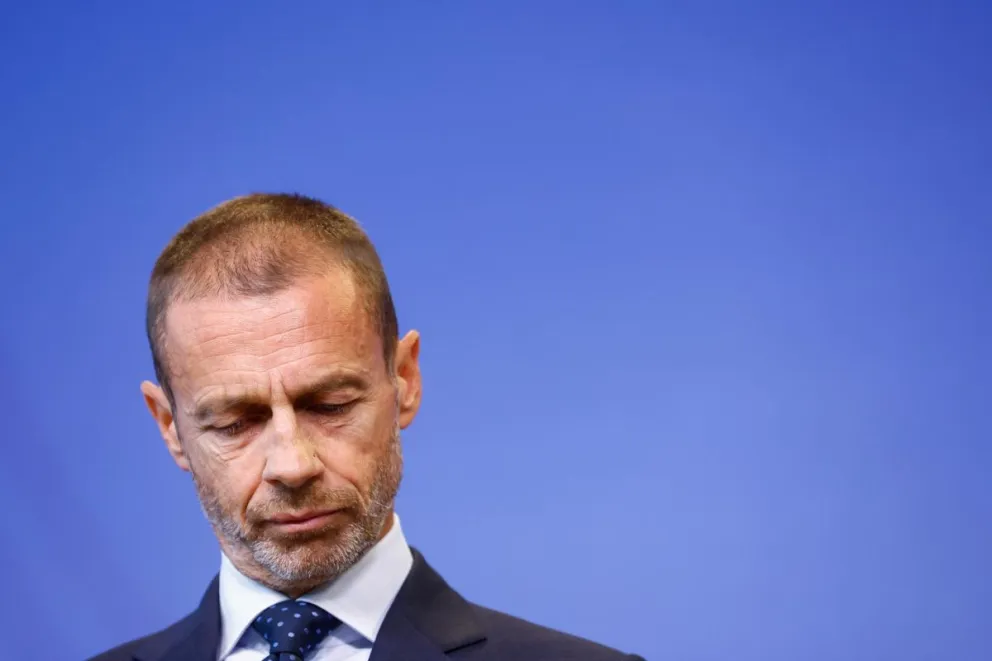 Aleksander Ceferin, presidente de la UEFA. Foto: EFE.