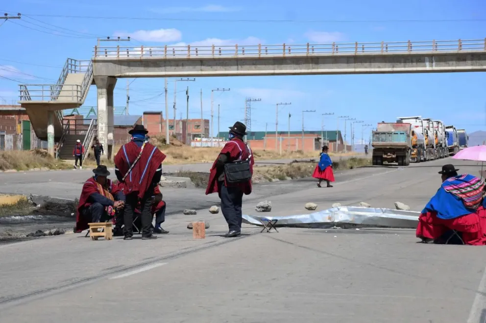 Los bloqueos de mayo y junio dieron paso al estado de excepción. Foto:APG