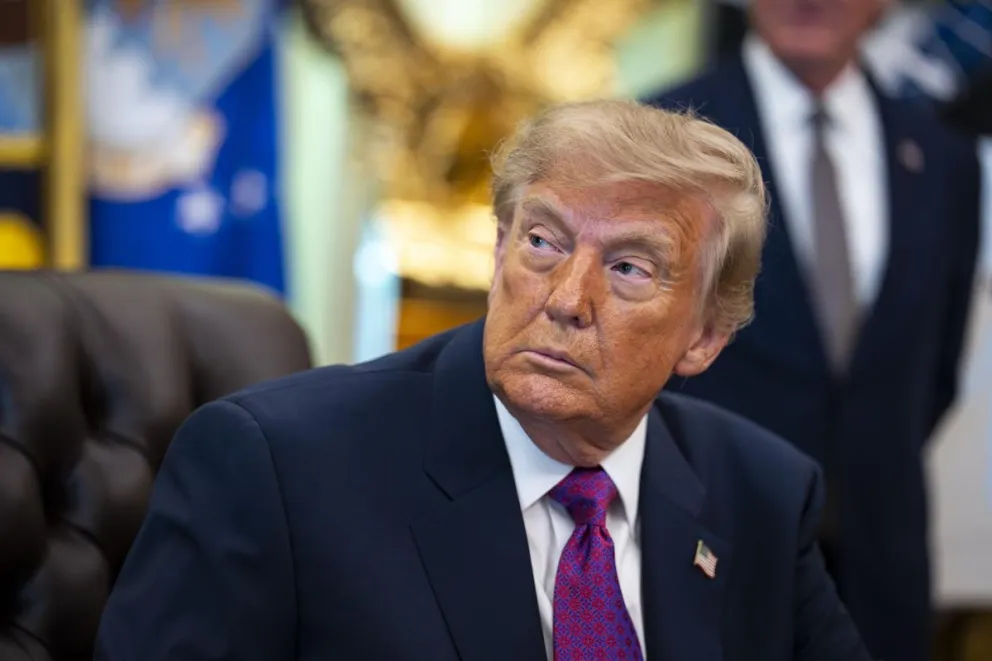 El presidente de EEUU, Donald Trump, en la Oficina Oval. Foto: EFE