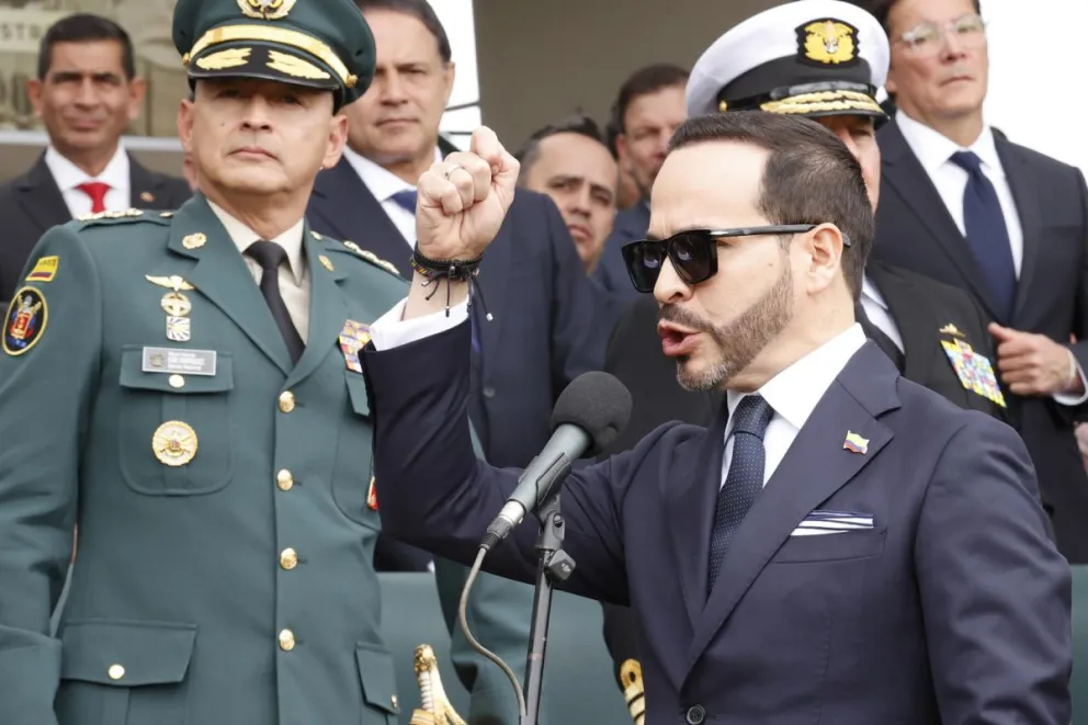 El presidente de Colombia, Abelardo de la Espriella, en Bogotá (Colombia). Foto: EFE