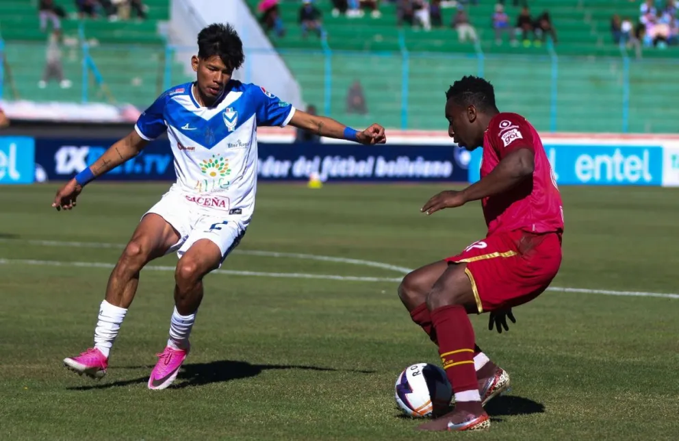 Del partido que jugaron GV San José y Real Oruro el pasado 11 de julio por el todos contra todos. Foto: APG
