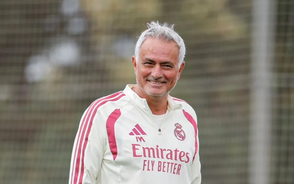 José Mourinho, DT del conjunto blanco. Foto: Real Madrid.