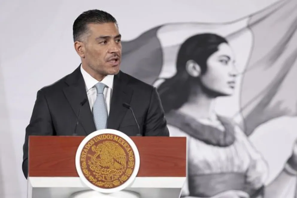 El secretario de Seguridad y Protección Ciudadana (SSPC) de México, Omar García Harfuch. Imagen de archivo. Foto EFE