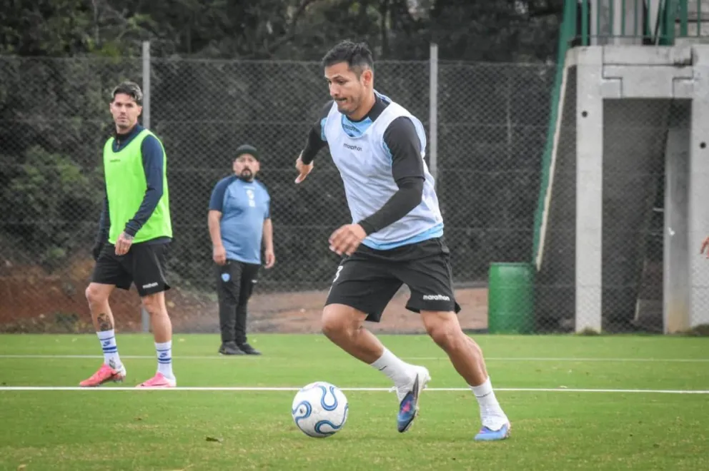 Justiniano en una práctica pasada. Foto: Club Bolívar.