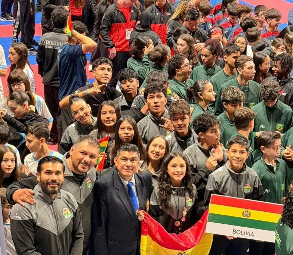 La comitiva nacional que participó en el Panamericano. Foto: Feboka.