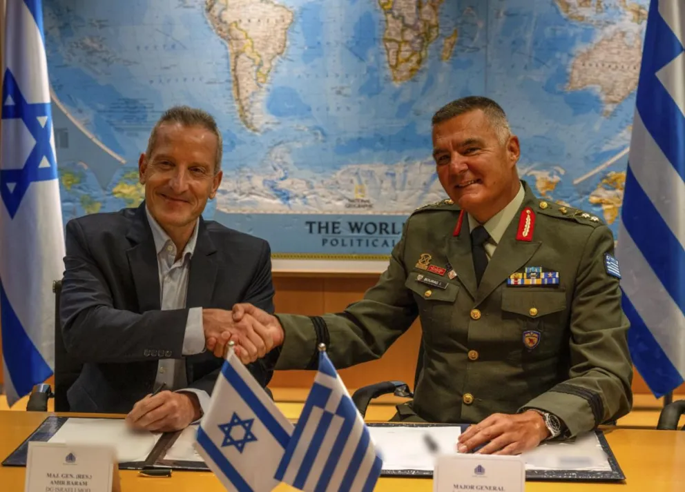 Israel y Grecia firmaron este lunes un contrato por alrededor de 3.000 millones de euros. Foto: EFE 