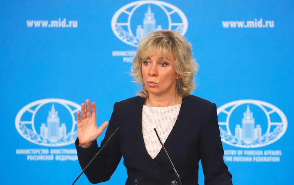 La portavoz del Ministerio de Asuntos Exteriores ruso, María Zajárova, en una imagen de archivo. Foto: EFE