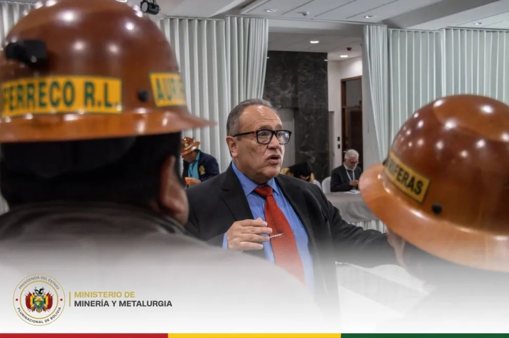 Marco Antonio Calderón, ministro de Minería y Metalurgia. Foto: MMyM