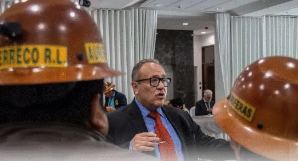 Marco Antonio Calderón, ministro de Minería y Metalurgia. Foto: MMyM