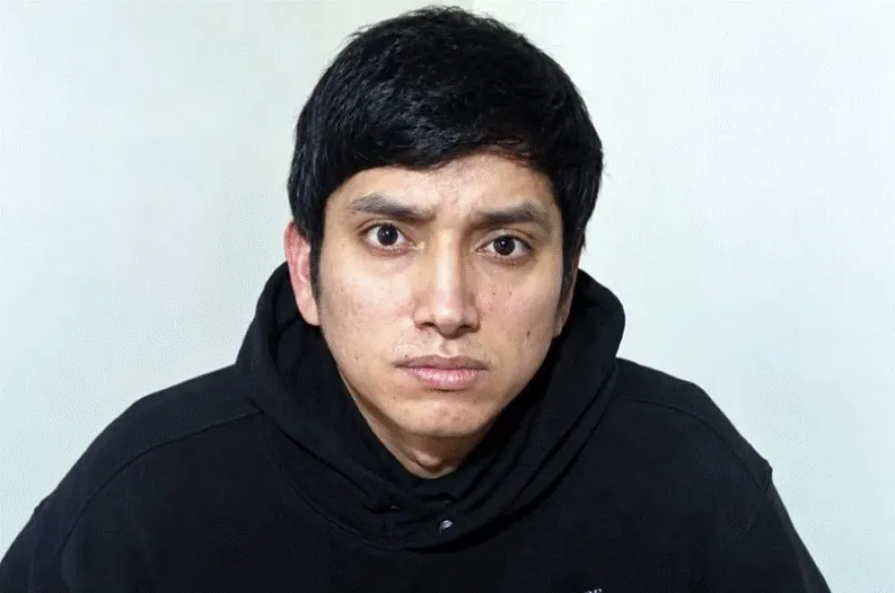 Fotografía cedida que muestra a Jhonsson Smit Cruz Torres, apodado John Pulpo y considerado el principal líder de la banda criminal Los Pulpos, quien fue capturado en Bolivia. Foto: EFE
