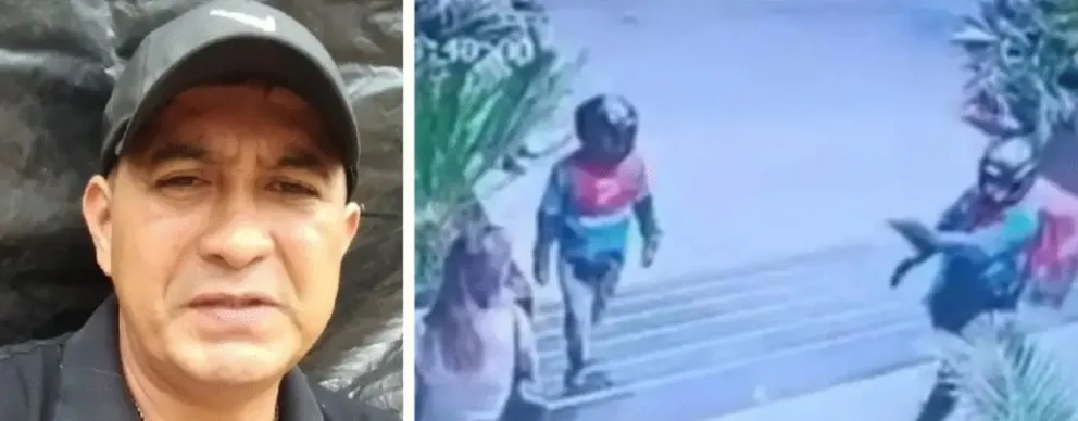 El colombiano Aldo Beraney Silva Peña, conocido como “Juancho”, señalado como uno de los presuntos implicados en el atentado contra la abogada Nadia Beller. Foto: Unitel