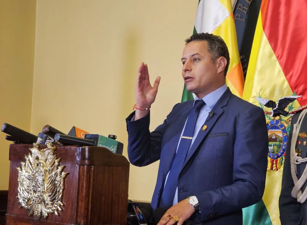 Edmand Lara, vicepresidente del Estado. Foto: Vicepresidencia 
