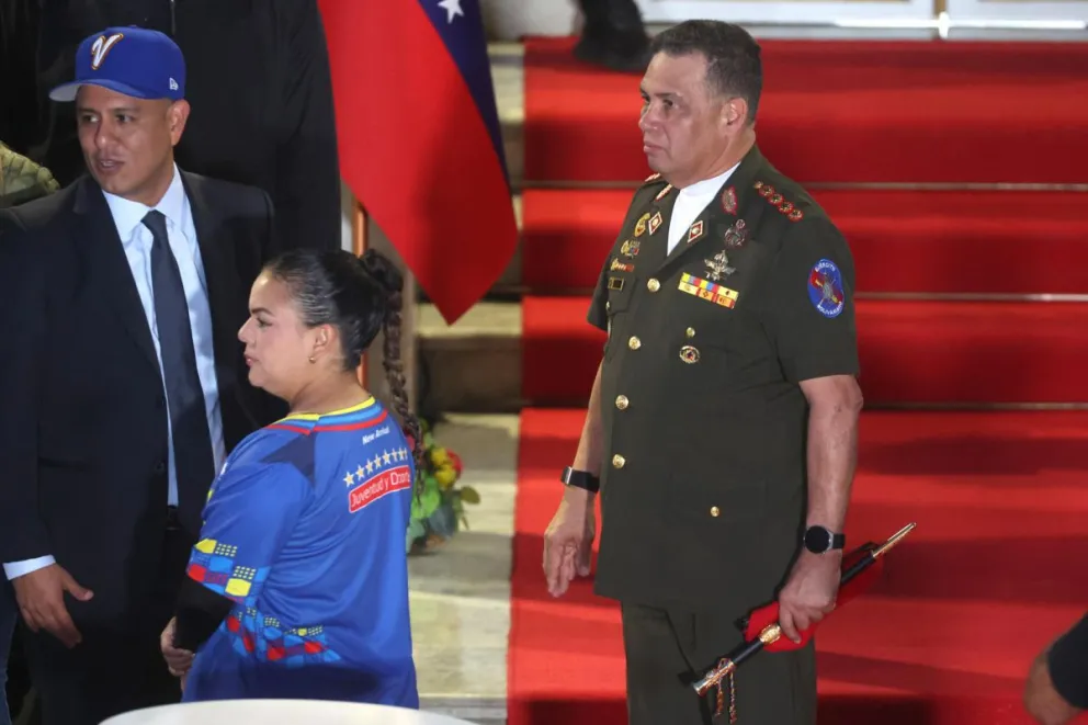 El ministro de Defensa de Venezuela, el general en jefe del Ejército de Venezuela Gustavo González López. Foto: EFE 