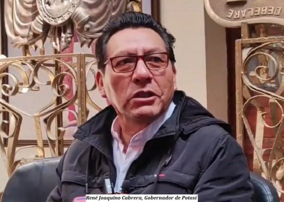 El gobernador de Potosí, René Joaquino. Foto: Radio Kollasuyo