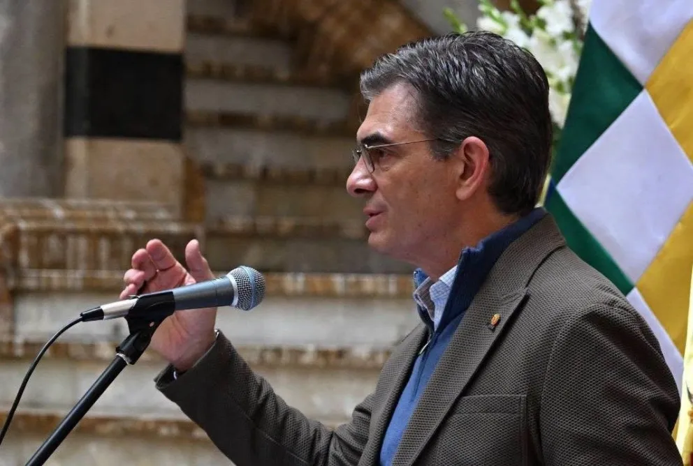 El presidente Rodrigo Paz en una anterior actividad. Foto: RRSS del mandatario 