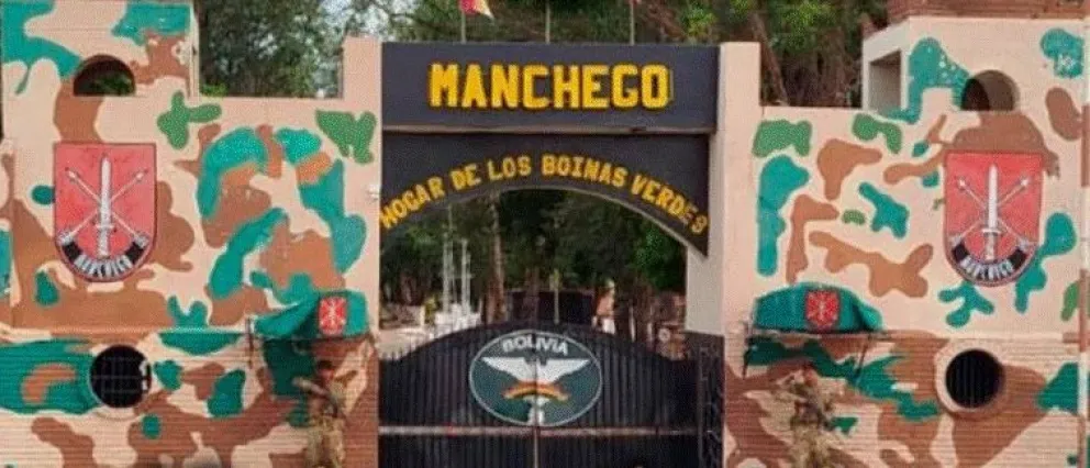 Instalaciones del Regimiento de Satinadores 2 “Cnl. Francisco Manchego”, ubicado en el municipio de Montero, en el departamento de Santa Cruz. Foto: ABI