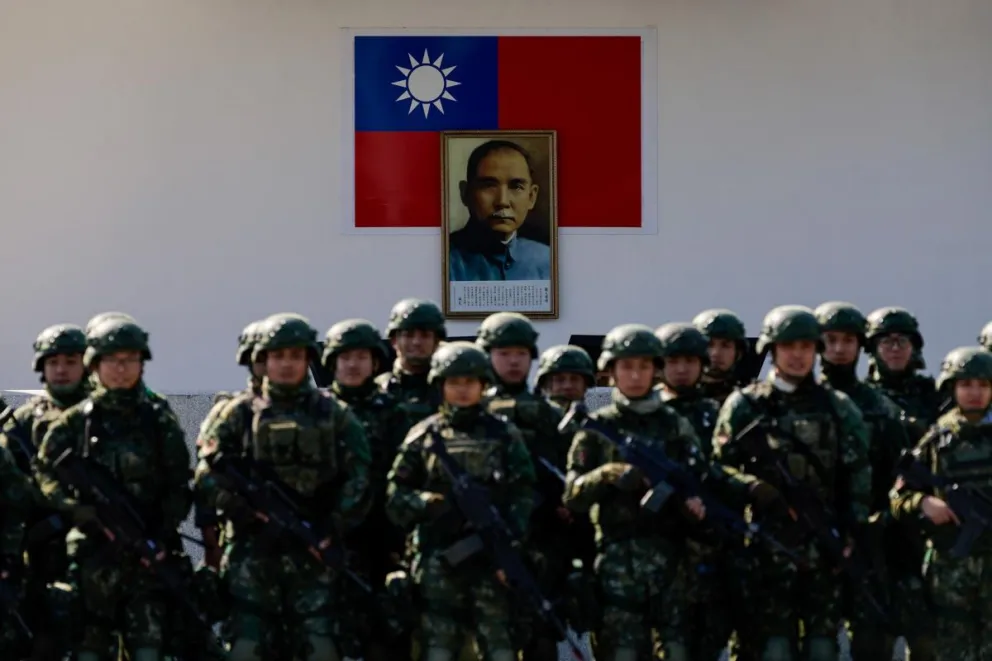 Soldados del Ejército de Taiwán. Foto: EFE 