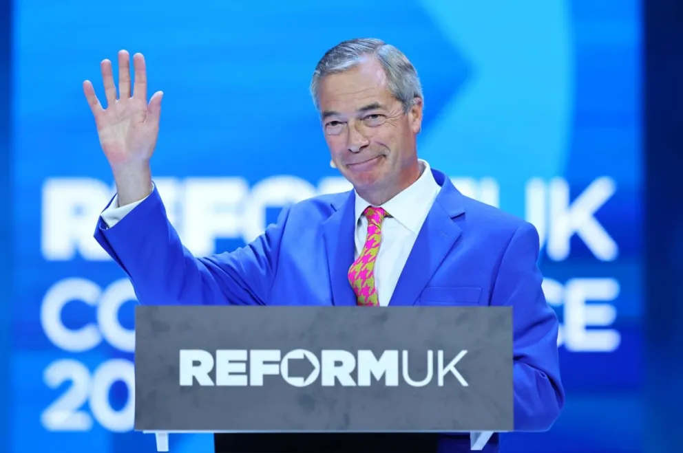 El líder de Reform UK, Nigel Farage. Foto: EFE 