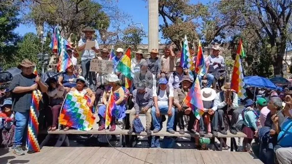 El cabildo en Cochabamba. Foto: Captura de RKC