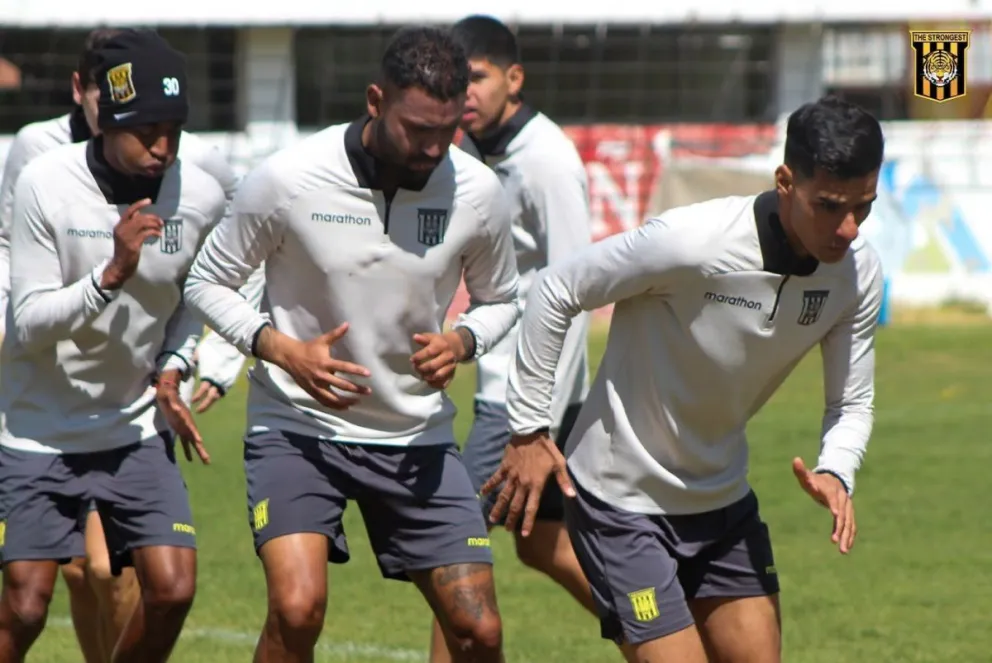 Los atigrados en un entrenamiento en la zona de Achumani. Foto: CTS