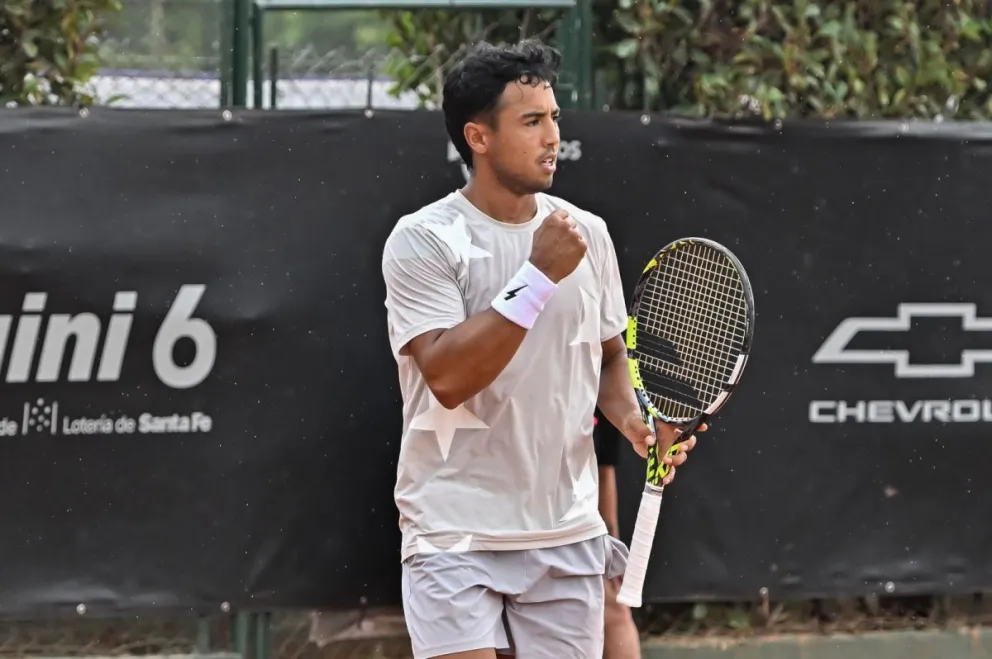 Hugo Dellien durante un anterior partido. Foto: FBT