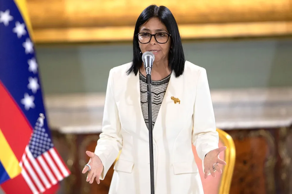 Archivo de la presidenta encargada de Venezuela, Delcy Rodríguez. Foto: EFE