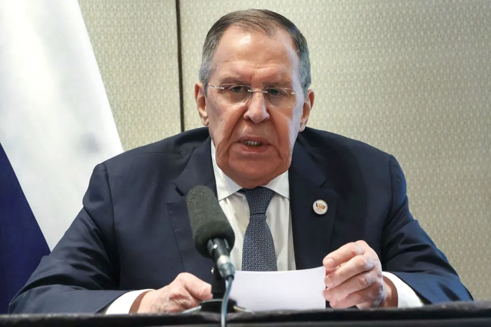 El ministro ruso de Exteriores, Serguéi Lavrov. Foto: EFE