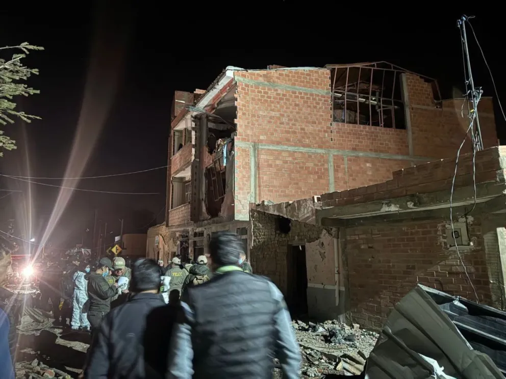 Una de las viviendas afectadas. Foto: Bolivia tv