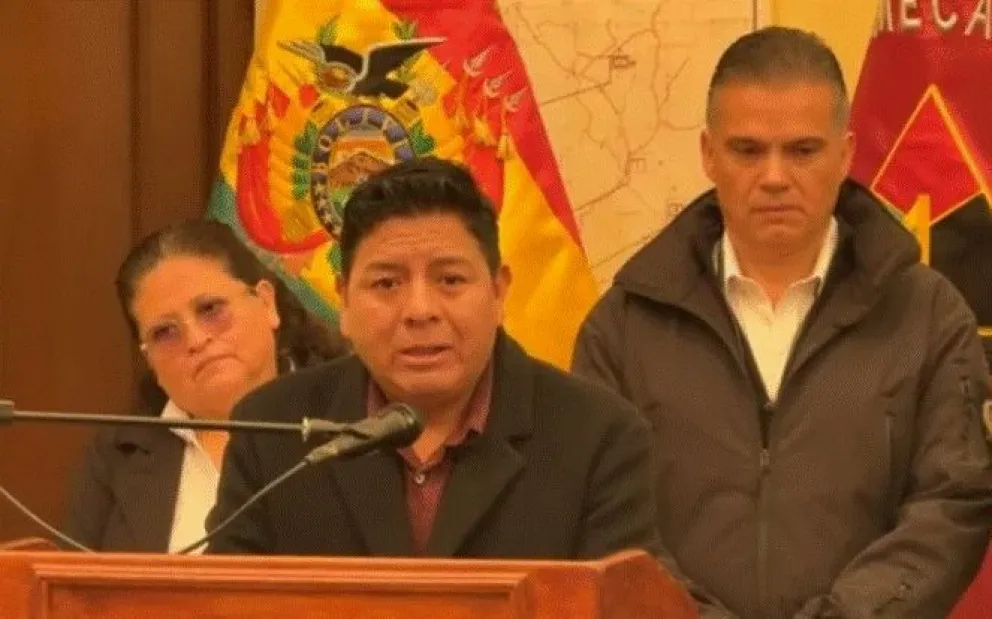 El alcalde del municipio de Viacha, Jenrry Patzi. Foto: Red Uno