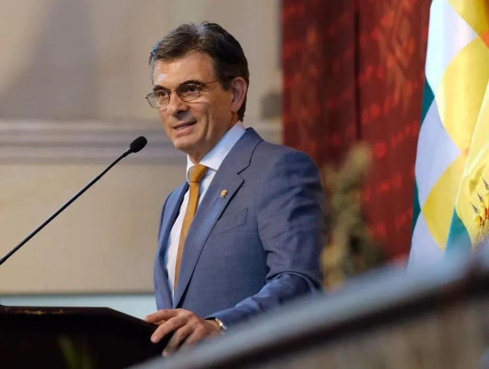 El presidente Rodrigo Paz en Palacio Quemado. Foto: Of. del Presidente 