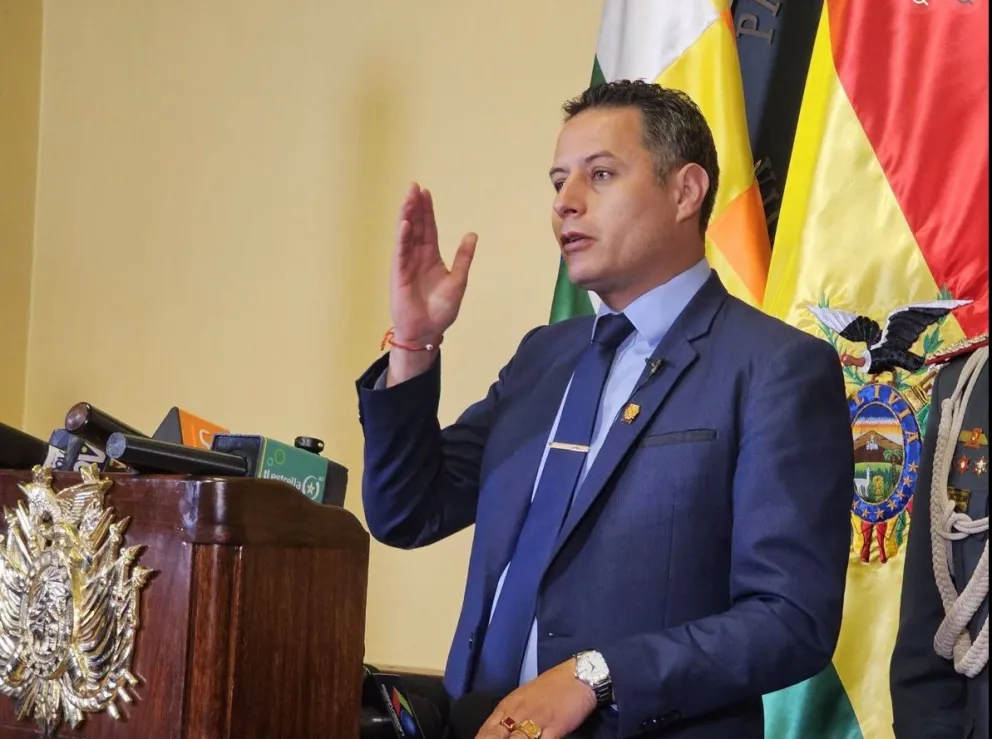 El vicepresidente Edmand Lara en una fotografía de archivo de la Vicepresidencia