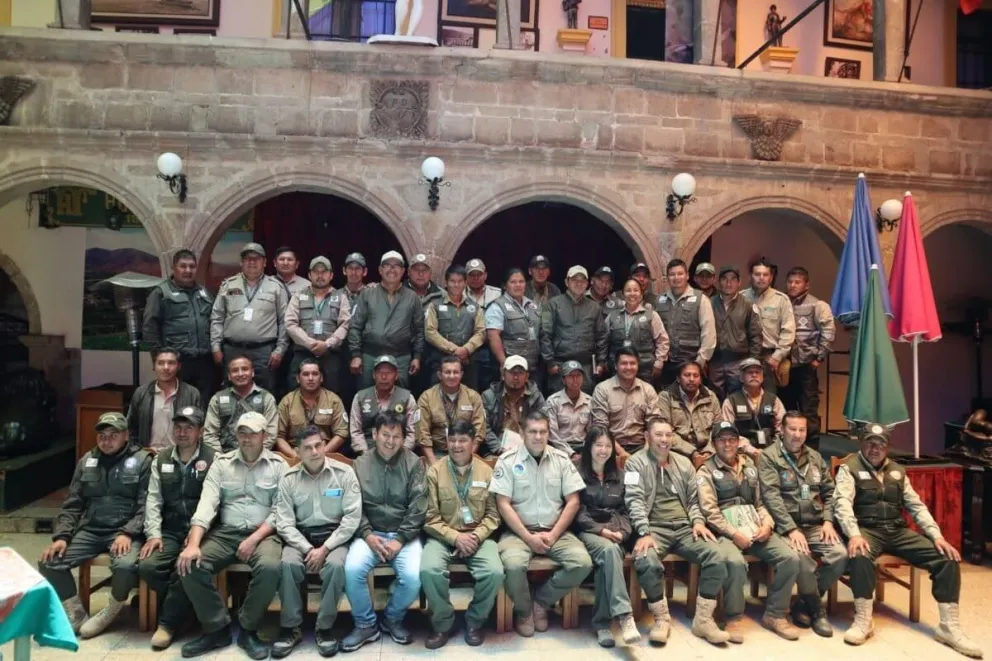 La última reunión de los guardaparques de Bolivia se realizó en La Paz en diciembre de 2025. Foto: WCS Bolivia