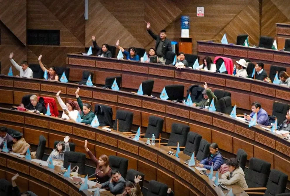 Diputados votan en la sesión de la víspera. Foto: Diputados 
