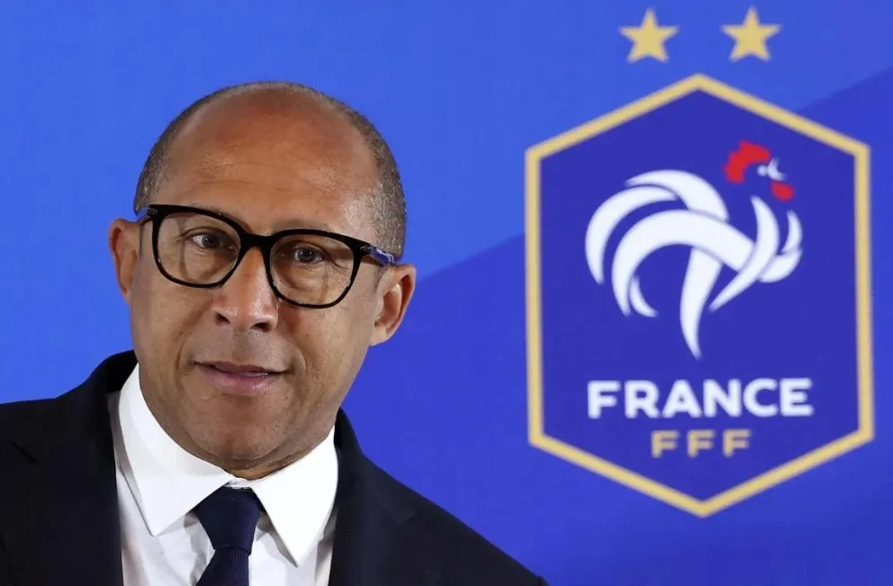 Philippe Diallo, presidente de la Federación Francesa de Fútbol. Crédito: arabnews.com