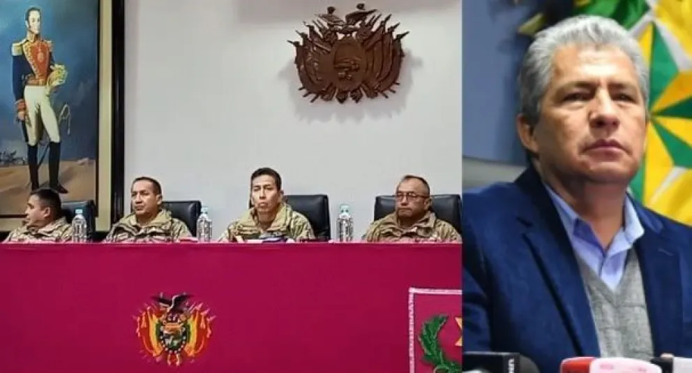 El Comando General del Ejército presentó una querella contra el exministro de Defensa, Edmundo Novillo, por las explosiones registradas en el Cuartel Bolívar de Viacha. Foto: Composición
