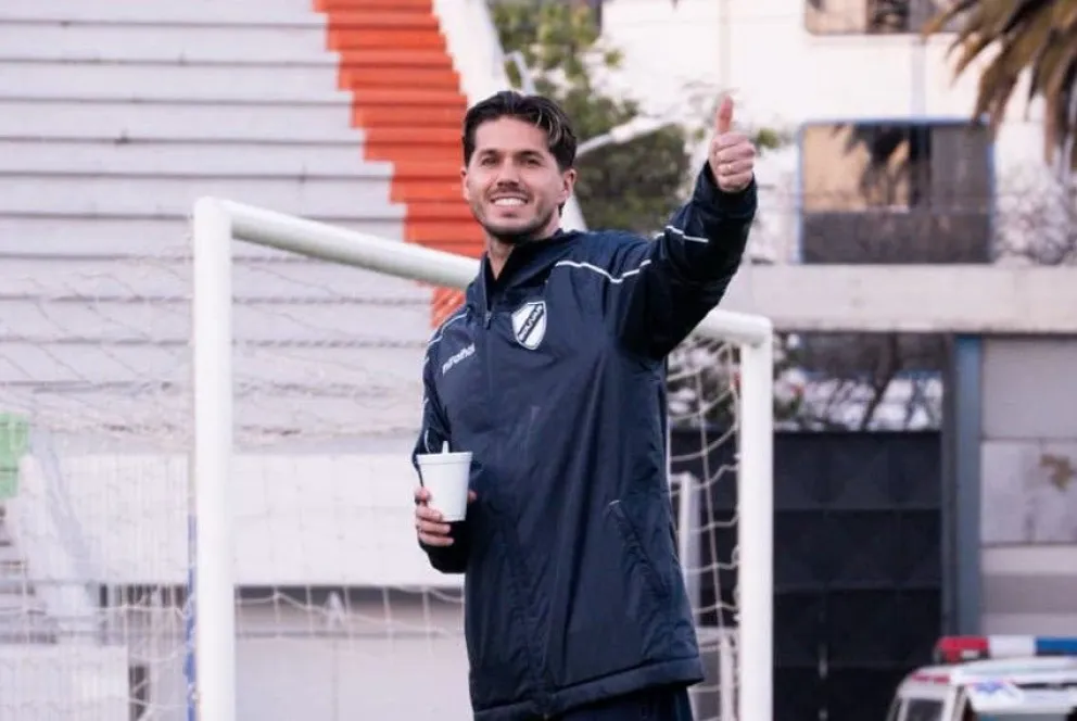 Patricio Rodríguez durante un entrenamiento pasado de la Academia. Foto: Club Bolívar