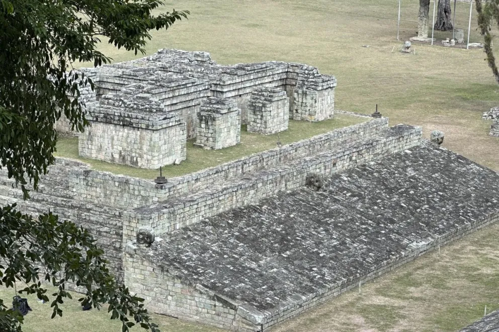 Fotografía del 5 de septiembre de 2026 que muestra el Sitio Arqueológico Maya de Copán Ruinas (Honduras). EFE/Germán Reyes
