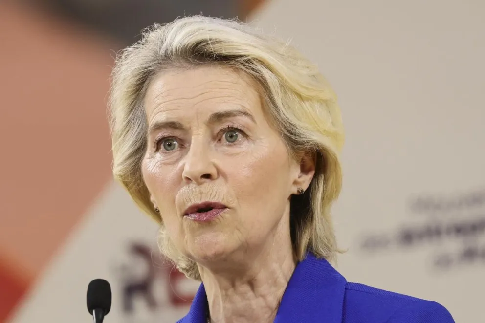 La presidenta de la Comisión Europea, Ursula von der Leyen. Foto: EFE