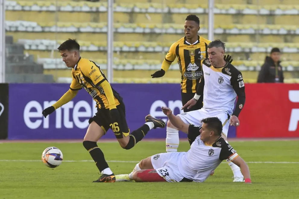Del partido que The Strongest le ganó el sábado a Totora Real Oruro en el Hernando Siles. Foto: APG