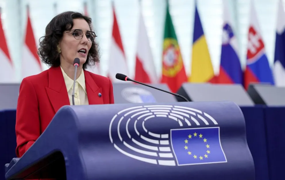 Hadja Lahbib, comisaria europea de Gestión de Crisis. 