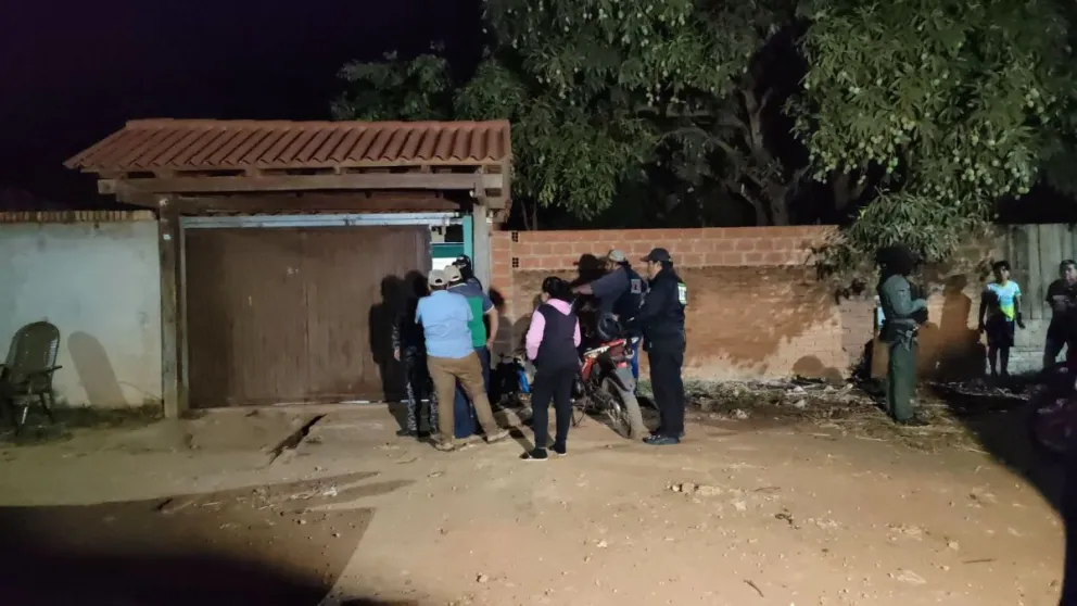 El hecho se registró en horas de la noche del lunes en el barrio San Martín. Foto: Wali Palacios Periodista 
