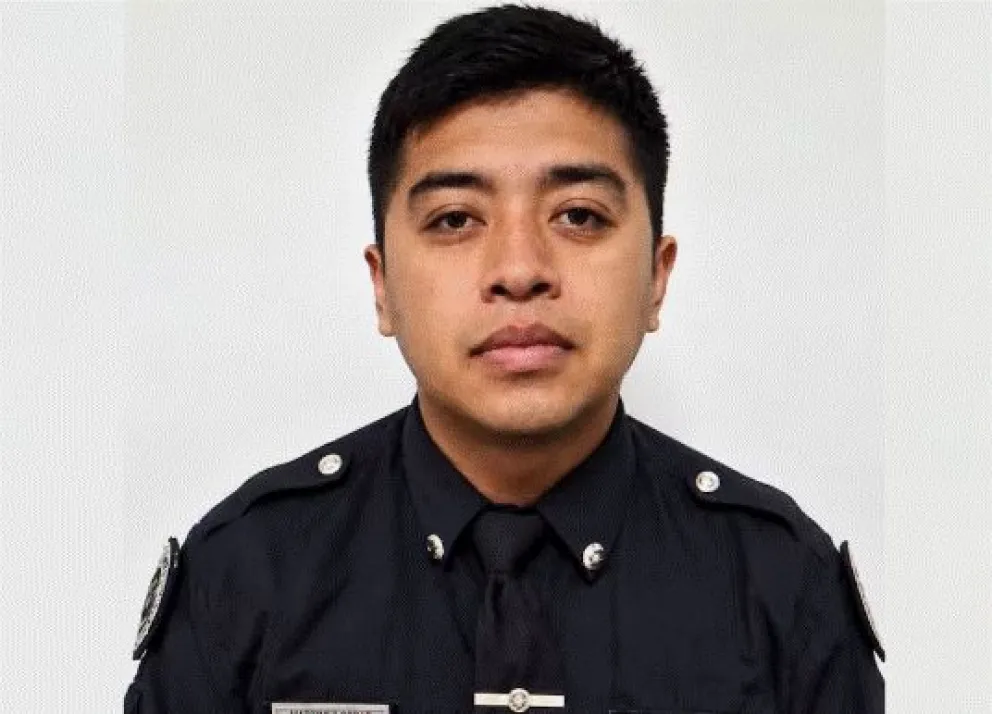 El efectivo policial argentino Maximiliano Oscar Martínez. Foto: Infobae