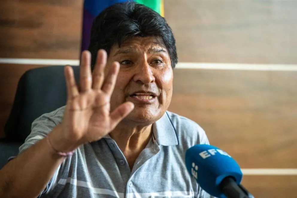 El expresidente Evo Morales. Foto: EFE