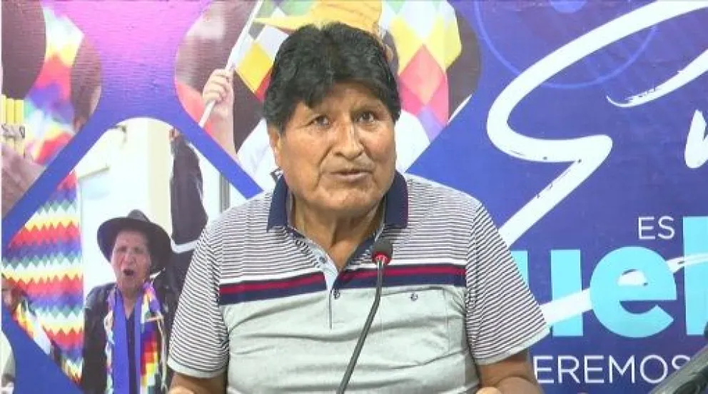 Evo Morales en su programa en Radio Kawsachun Coca, este jueves 17 de septiembre de 2026
