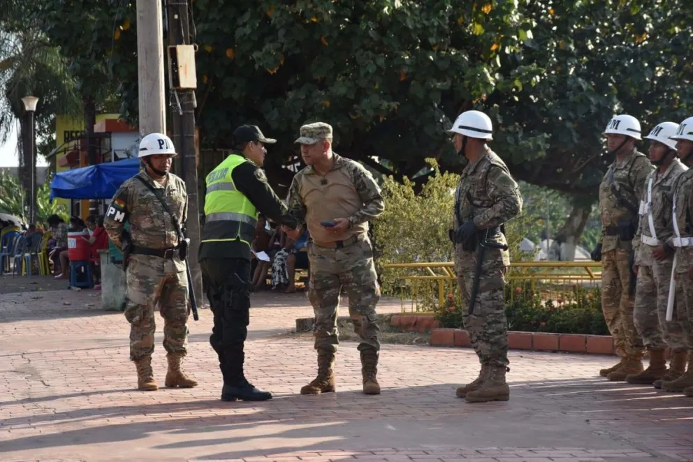 El Comando Departamental de la Policía de Pando y las Fuerzas Armadas realizan operativos conjuntos en ese departamento. Foto: Comando Departamental de Policía de Pando