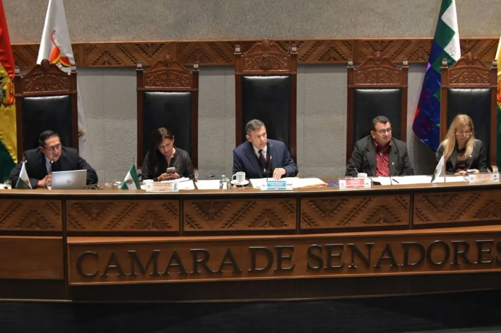 El Senado sancionó el crédito de $us 1.900 millones del FMI y la norma pasa al Ejecutivo. Foto: Senadores