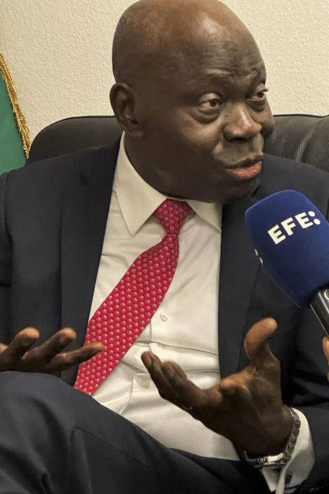 El director general de la Organización Internacional del Trabajo (OIT), Gilbert Houngbo, de Togo. Foto: EFE